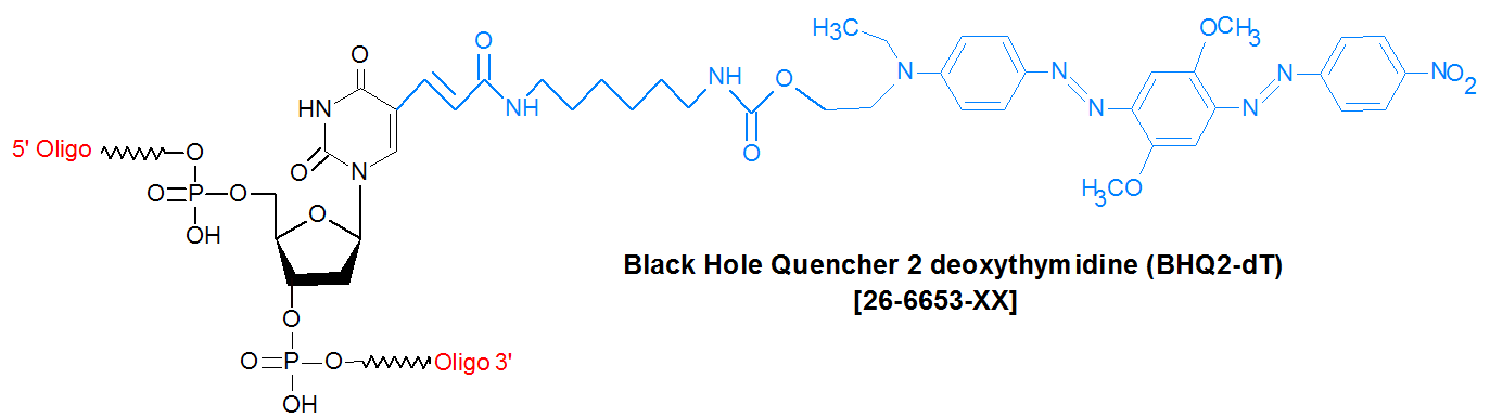 picture of BHQ-2-dT (Black Hole Quencher 2 dT)